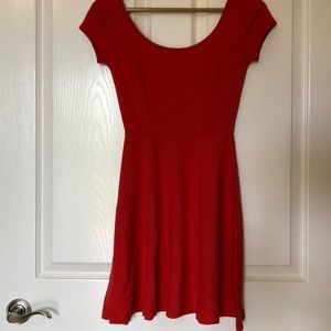 Coral Red Orange Dress